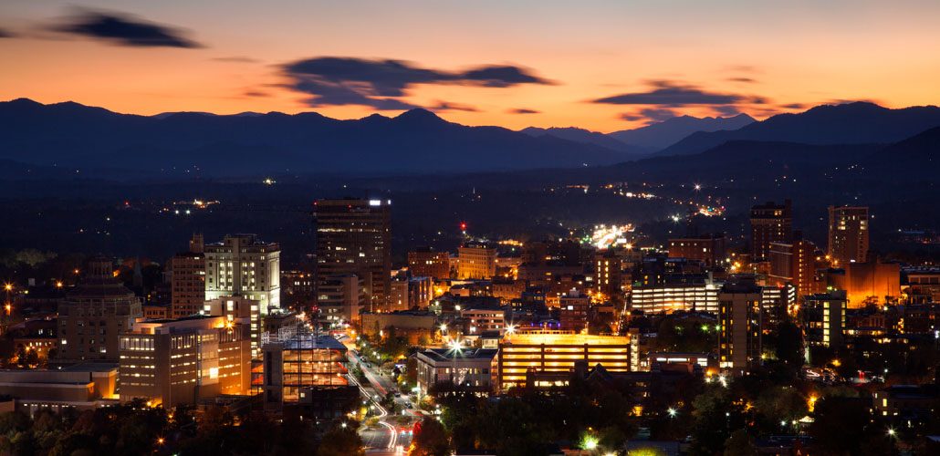 Asheville North Carolina Skyline